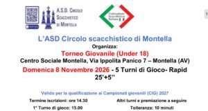 Al via il Campionato Italiano Giovanile 2027